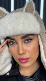 لنز طوسی تیره طبیعی لیزا واید گری با طراحی دور خط محو