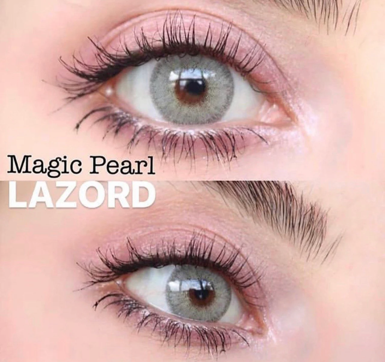 لنز رنگی لازورد مجیک پرل lazord magic pearl طوسی سبز روشن