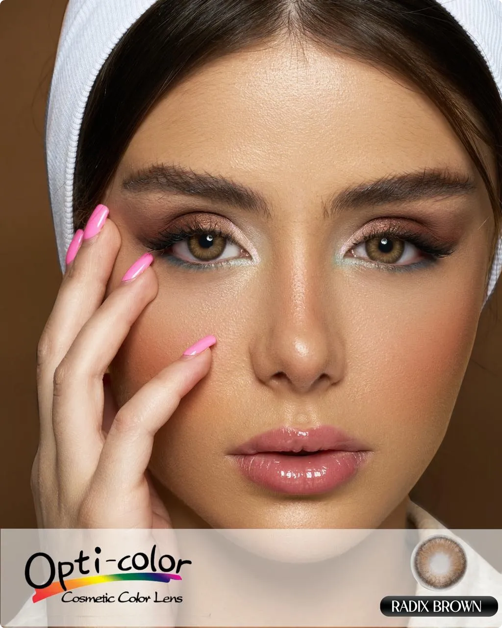 لنز زیبایی اپتی کالر رادیکس براون – OptiColor Radix Brown